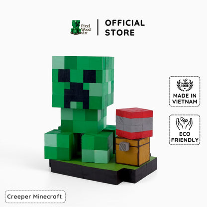Handmade Wooden Creeper Model